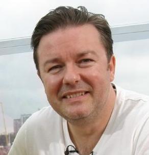 Ricky Gervais (Photo by Admiralty/Creative Commons via Wikimedia)