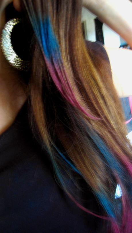 Hair Color Chalk2 Celebrity Trend: Dip Dyed Ends