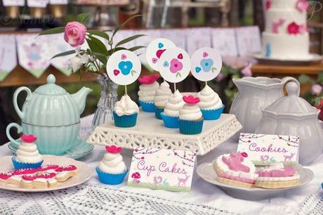Forest Fairy Dessert Buffet by Nomie Boutique Stationery &  Naatje Patisserie Cupcakes and Cakes