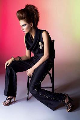 Nadia Ellahi Western Trendy Outfits Carte Blanche Collection 2012
