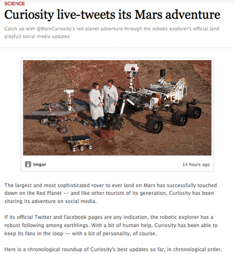 The magic of Mars on social media