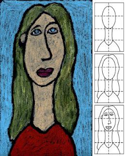 Modigliani Style Portrait