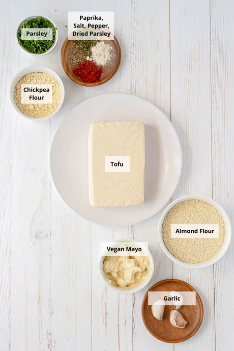Air Fryer Tofu with Vegan Ranch Sauce