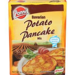 It cooks up beautifully and makes crisp pancakes. Panni Bavarian Potato Pancake Mix, 6.63 Ounce -- 12 per case