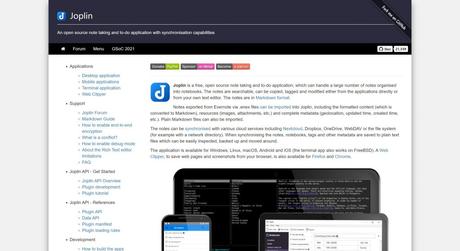 Joplin- best notion alternatives 2021