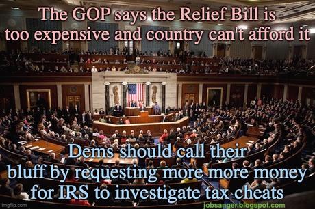 GOP Say Relief Bill Too Expensive - Call Their Bluff!