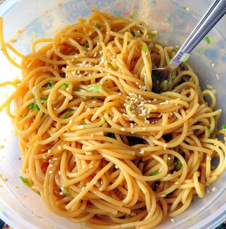 Honey &  Sesame Chicken Noodle Salad