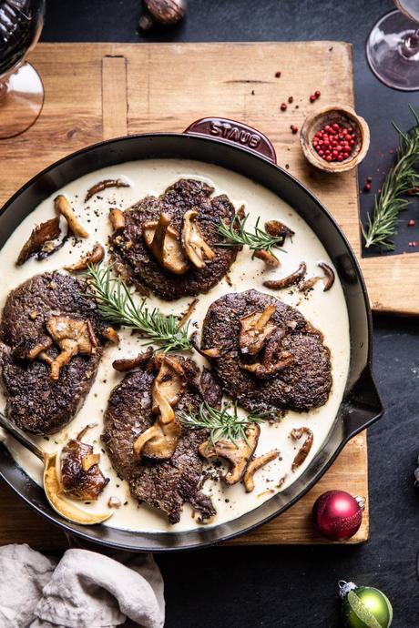 Rosemary Beef Tenderloin with Wild Mushroom Cream Sauce ...