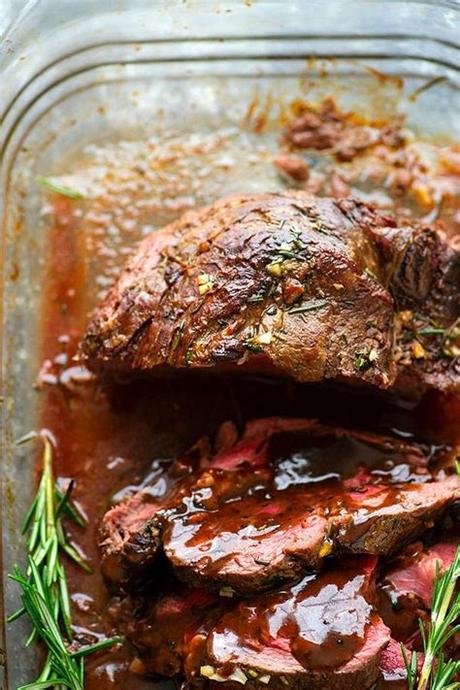 Easy herb crusted beef tenderloin roast with a creamy horseradish sauce. Rosemary Garlic Butter Beef Tenderloin with Red Wine Sauce ...