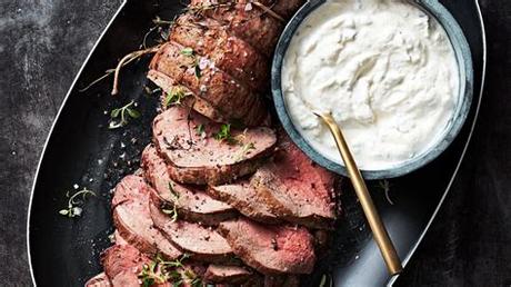 For the horseradish sauce, combine mayonnaise, horseradish, and milk until desired consistency is reached. Horseradish Sauce | Rachael Ray In Season | Recipe | Beef ...