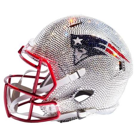 That's according to the boston sports journal's. New England Patriots Swarovski Crystal Large Football Helmet