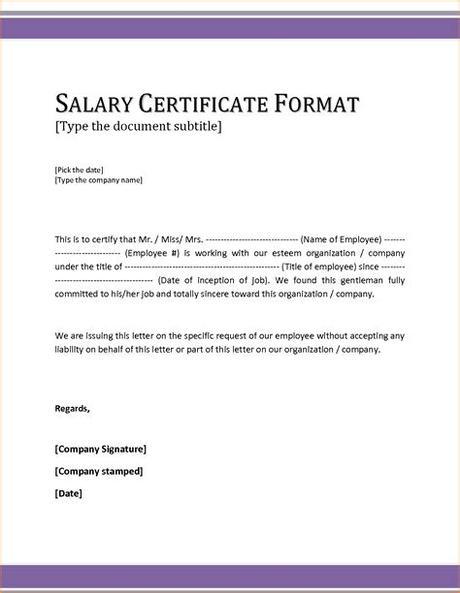 What should i leave out? 6+ sample of certificate of employment with salary ...
