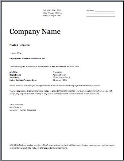 In some cases, however, the employee needs to provide a format wherein the letter is filled and signed by the organization to be returned to the. Employment Certificate Templates - Microsoft Word Templates