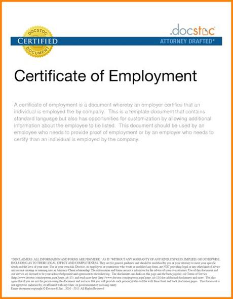 He serves as an assistant, human resource manager. Certificate Employment Template Filename Elsik Blue Cetane ...