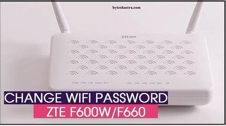 Biasanya untuk bawaan modem zte f609 ini yaitu: Zte Password : How To Set And Change Password Wifi Router ...