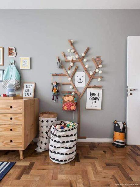Kids Bedroom Ideas 3D Wooden Tree Wall Art - Harptimes.com