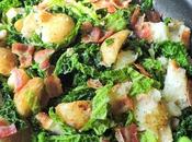 Crushed Potato Colcannon