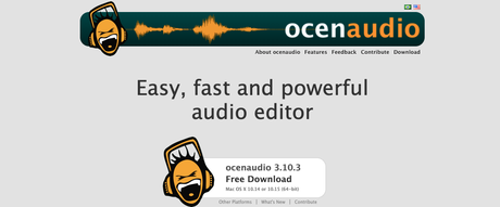 Ocenaudio - audio editing software