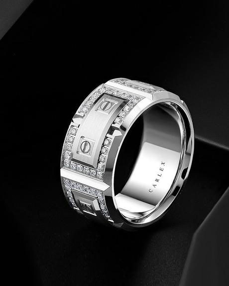 modern wedding rings diamond wedding band white gold