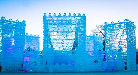 Ice Castle in Quebec