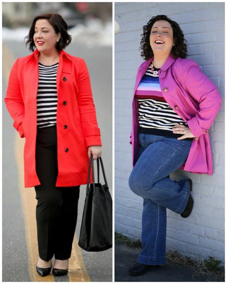 Stripes and Raspberry Pink for Spring
