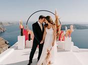 Utterly Romantic Elopement Santorini with Modern Details Lintianna Renos