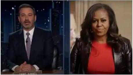 Michelle Obama shuts down Jimmy Kimmel's probing question on her sex life