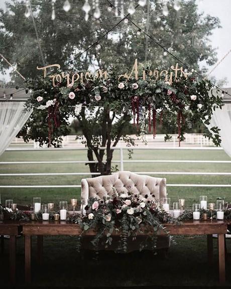 wedding decor trends dark moodies flower decorate reception undes transparent tent a sea of love