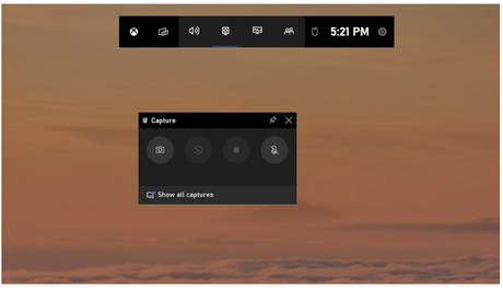 Xbox game bar - Game Recording Software