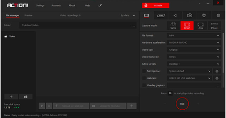 Action - Game Recording Software