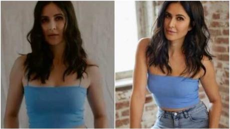 Katrina Kaif nails summer look in ribbed crop top and denim shorts, see pics