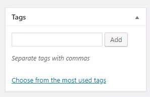 wp post tags