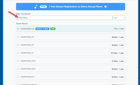 hostgator domain name