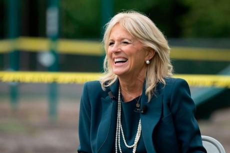 First Lady Dr. Jill Biden Visit Schools As Part Of COVID Relief Tour