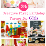 34 Creative Girl First Birthday Party Themes and Ideas