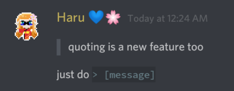 quoting on discord reddit