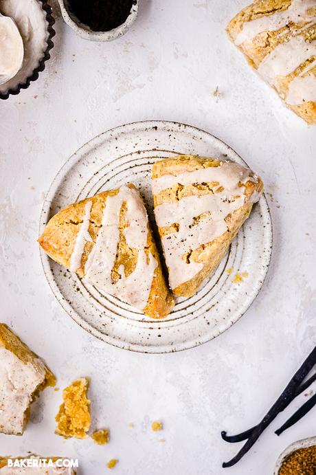 Gluten-Free Vegan Vanilla Scones