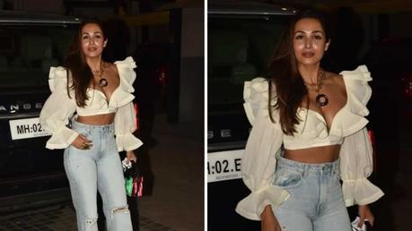 Malaika Arora pairs jeans with r₹r47k crop top, shows how to elevate casual look Malaika Arora pairs jeans with r₹r47k crop top, shows how to elevate casual look