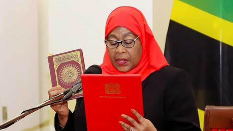 US vice president Harris congratulates Tanzania's first woman president Hassan