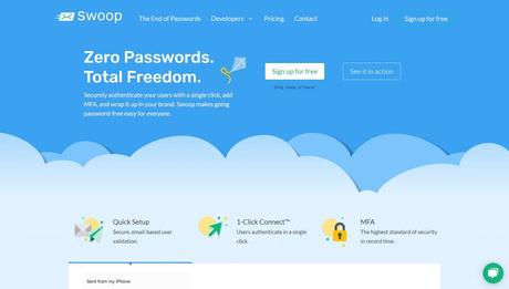 Swoop Passwordless authentication software