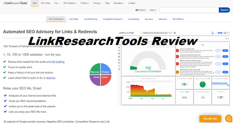 LinkResearchTools Review