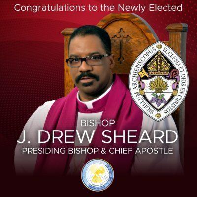 Bishop J. Drew Sheard Elected Presiding Bishop Of COGIC