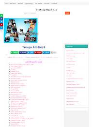 atozmp3 net telugu songs free download