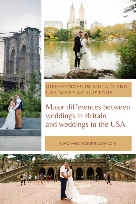 Major Differences Between Weddings in Britain and Weddings in the USA
