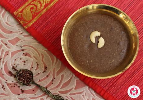 Ragi kheer for babies [ Finger-Millet Pudding| Ragi payasam]