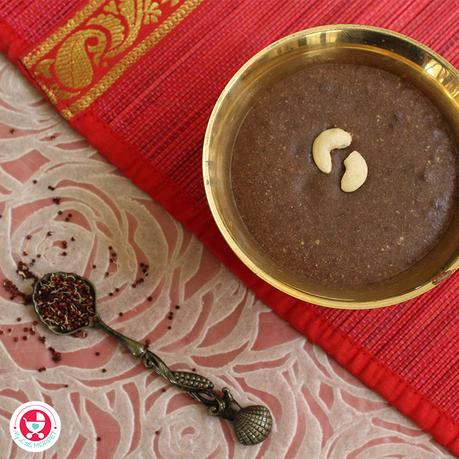 Ragi kheer for babies [ Finger-Millet Pudding| Ragi payasam] is highly nutritious and helps in increasing the bone strength and prevents anemia!