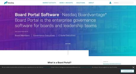 Nasdaq board management software solutrions