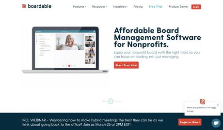 Boardable board and meeting management software