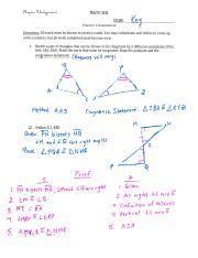 Start studying triangle congruence unit test. Congruent Triangles Answer Key - Geometry Practice Test ...