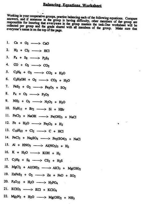 Whenever balancing an equation, it is acceptable to. Redox Reactions Worksheet | Homeschooldressage.com